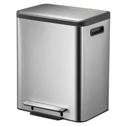 EKO EcoCasa Tretmülltrenner Edelstahl 2x15 Liter