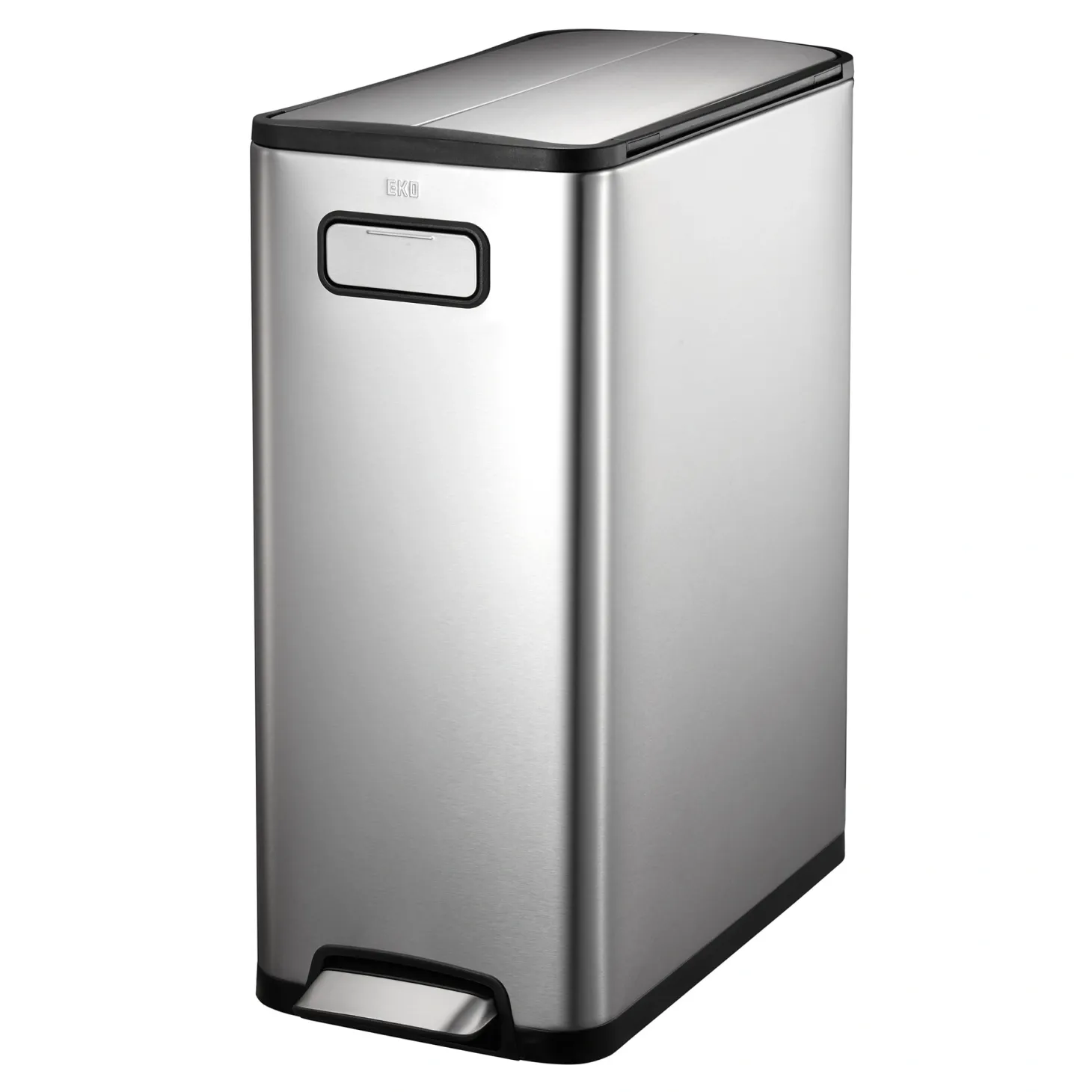EKO Ecofly Tretmülleimer Edelstahl 45 Liter