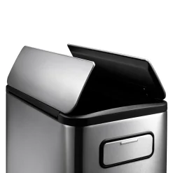 EKO Ecofly Tretmülltrenner Edelstahl 2x20 Liter