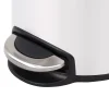 EKO Serene mit Inneneimer aus Metall Treteimer 12 Liter Klappdeckel mit Pedal