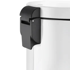 EKO Serene mit Inneneimer aus Metall Treteimer 12 Liter Klappdeckel mit Pedal