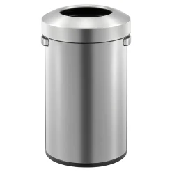 EKO Urban Edelstahl Abfallbehälter offen 50 Liter