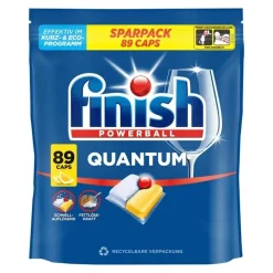 finish Powerball Quantum Citrus Spülmaschinen-Tabs 89 Caps