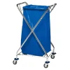 Floorstar Papierwagen, verchromt 120 Liter