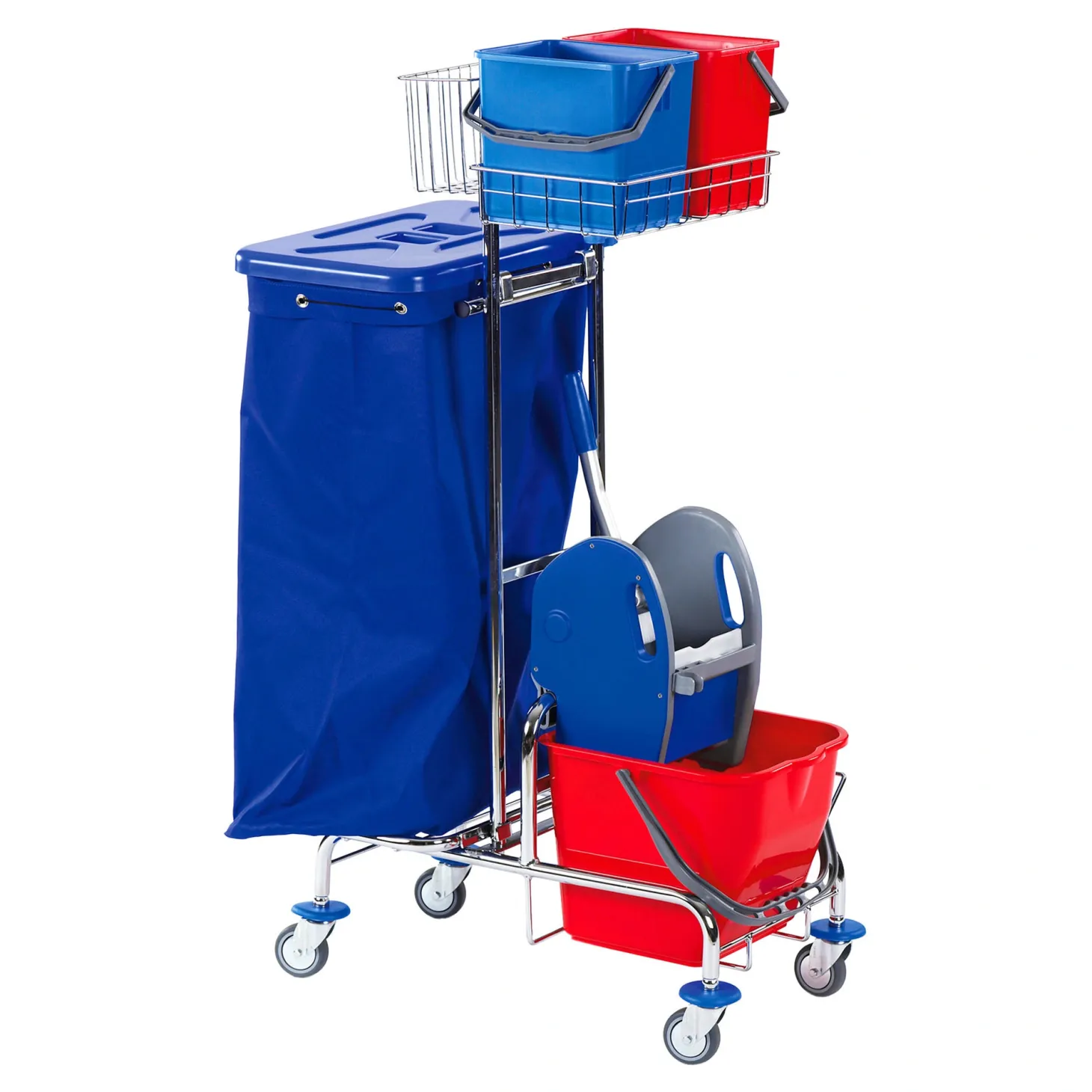 Floorstar SOLID GW 1 2-120 Gerätewagen für 2 x 120 l Abfallsäcke