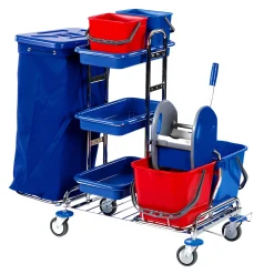 Floorstar SOLID RW 1 X Reinigungswagen für 1 x 120 l Abfallsack