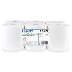 FUNNY Handtuchrolle Autocut 2-lagig, hochweiß, 130 Meter, 20 cm
