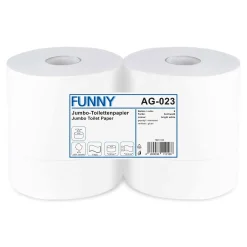 FUNNY Maxi-Jumbo-Toilettenpapier 2-lagig, hochweiß, 1380 Blatt