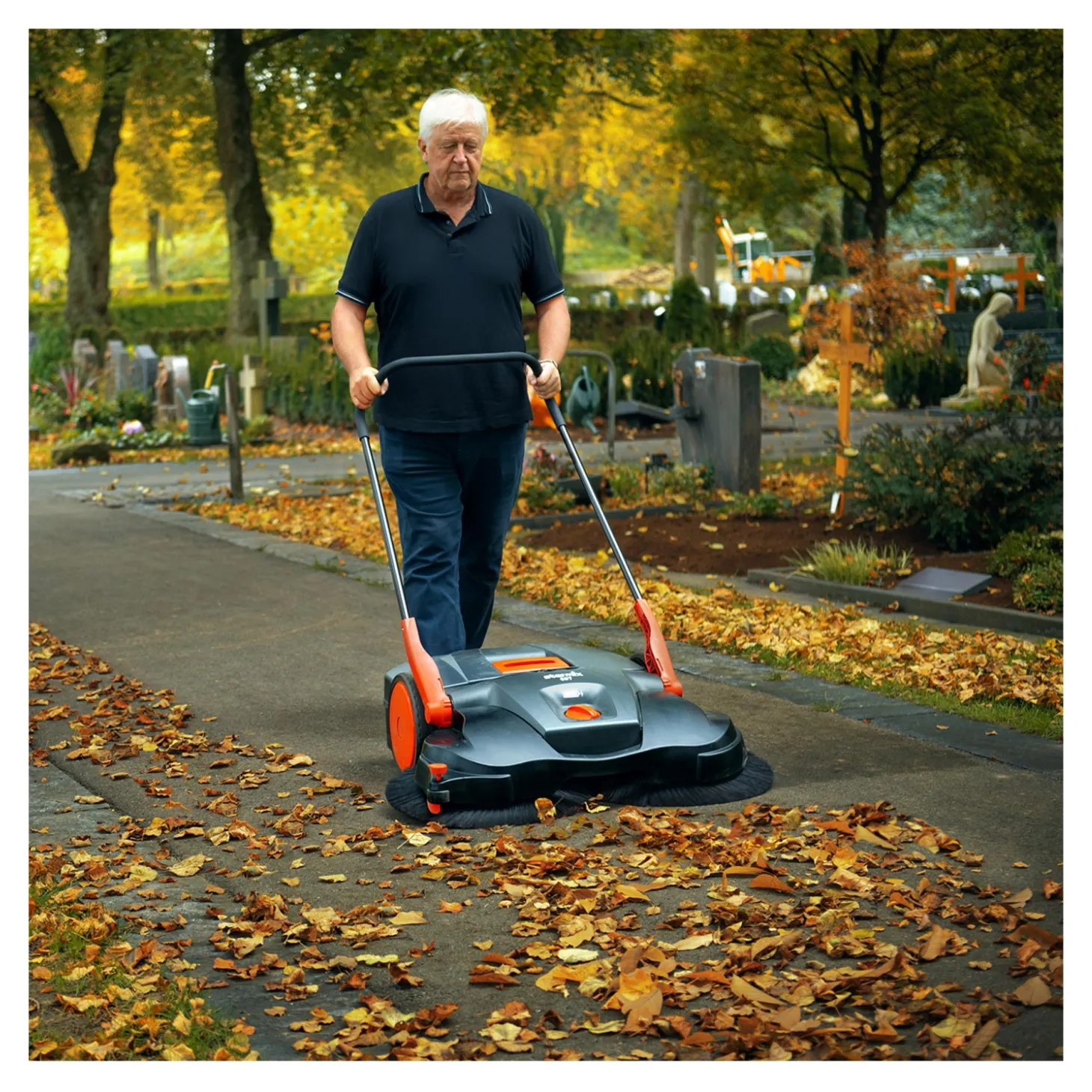 Haaga Starmix 697 Akku Kehrmaschine