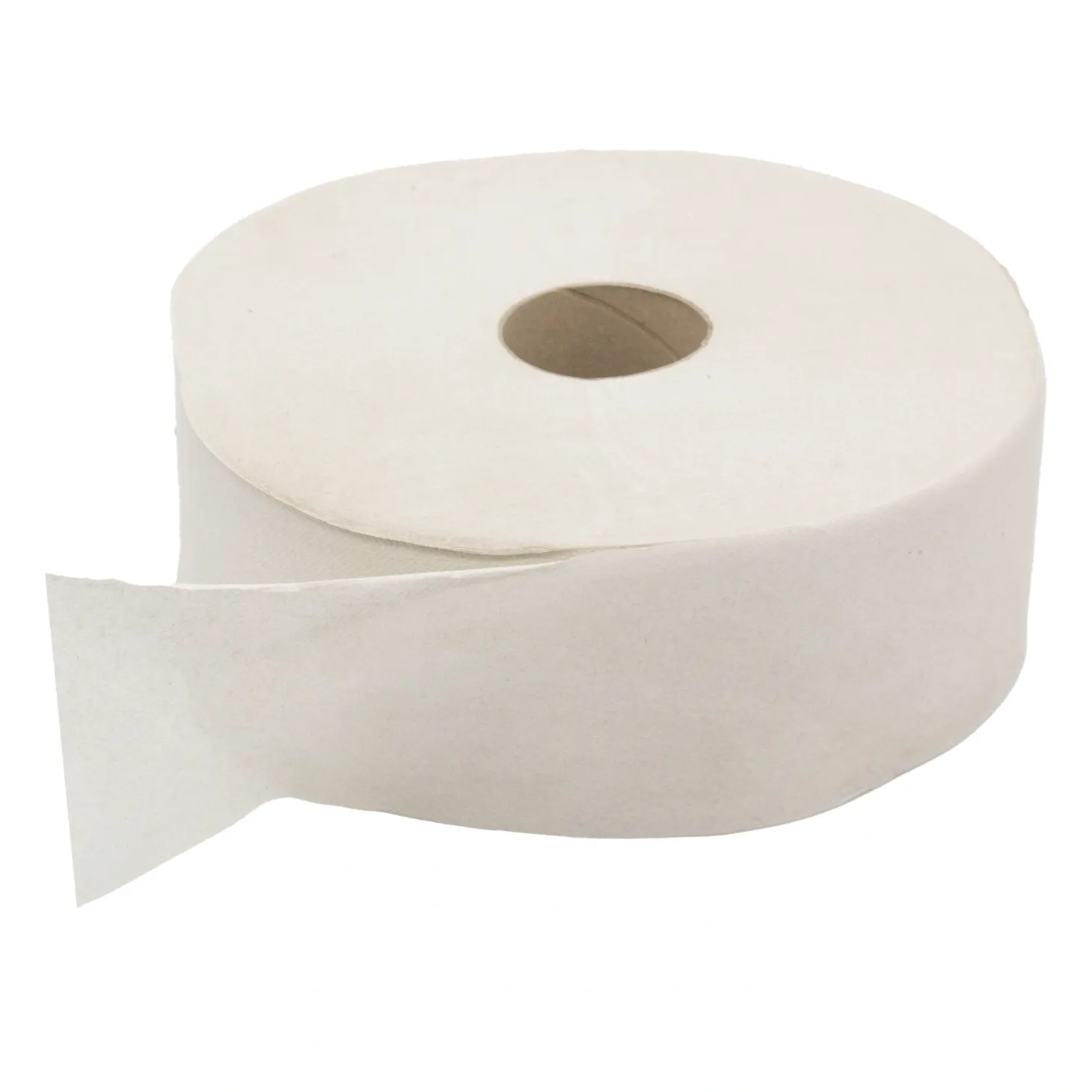 Hostess NATURA 8002 Toilettenpapier Jumbo Großrolle Recycling, weiß, 1-lagig, 525 m