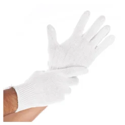 Hygonorm Cuff Light Baumwollhandschuhe weiß, VE 600 Paar