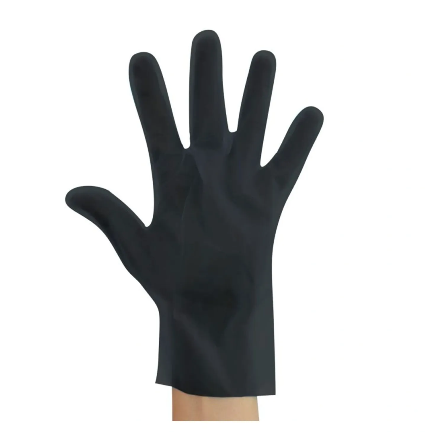 Hygostar Allfood Thermosoft TPE-Handschuhe schwarz, VE 2000 Stück