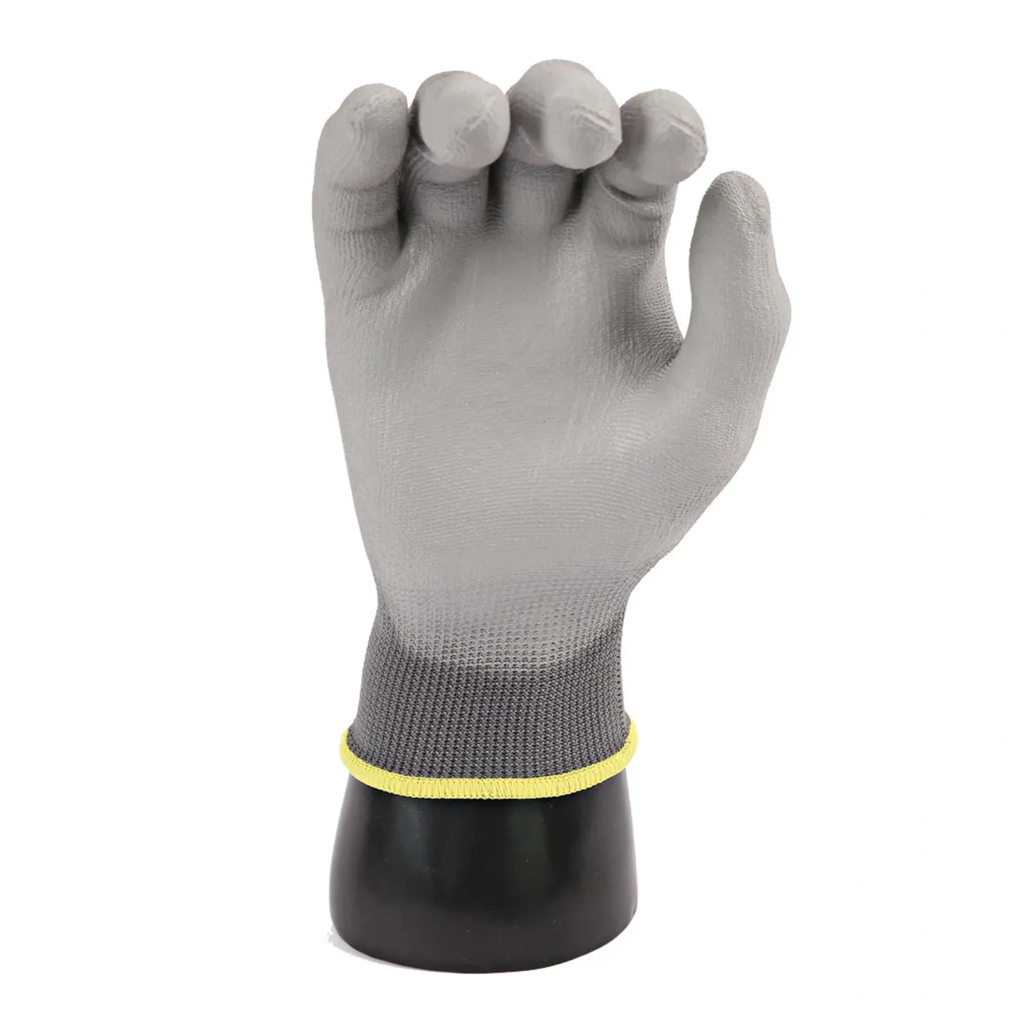 Hygostar Black Ace Feinstrickhandschuhe mit Polyurethan-Beschichtung grau, VE 120 Paar