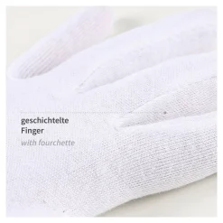 Hygostar Blanc Baumwollhandschuhe weiß, VE 300 Paar