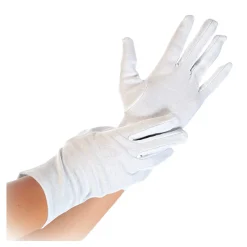 Hygostar Blanc Baumwollhandschuhe weiß paarweise verpackt, VE 480 Stück