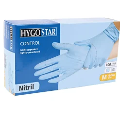 Hygostar Control Nitrilhandschuhe blau gepudert, VE 1000 Stück