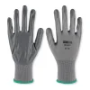 Hygostar Craft Feinstrickhandschuhe mit Nitril-Beschichtung grau, VE 120 Paar
