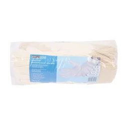Hygostar Cuff Baumwollhandschuhe natur paarweise verpackt, VE 300 Paar