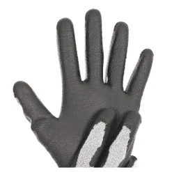 Hygostar Cut Safe Touch Schnittschutzhandschuhe mit Polyurethan-Beschichtung grau/schwarz, VE 100 Paar