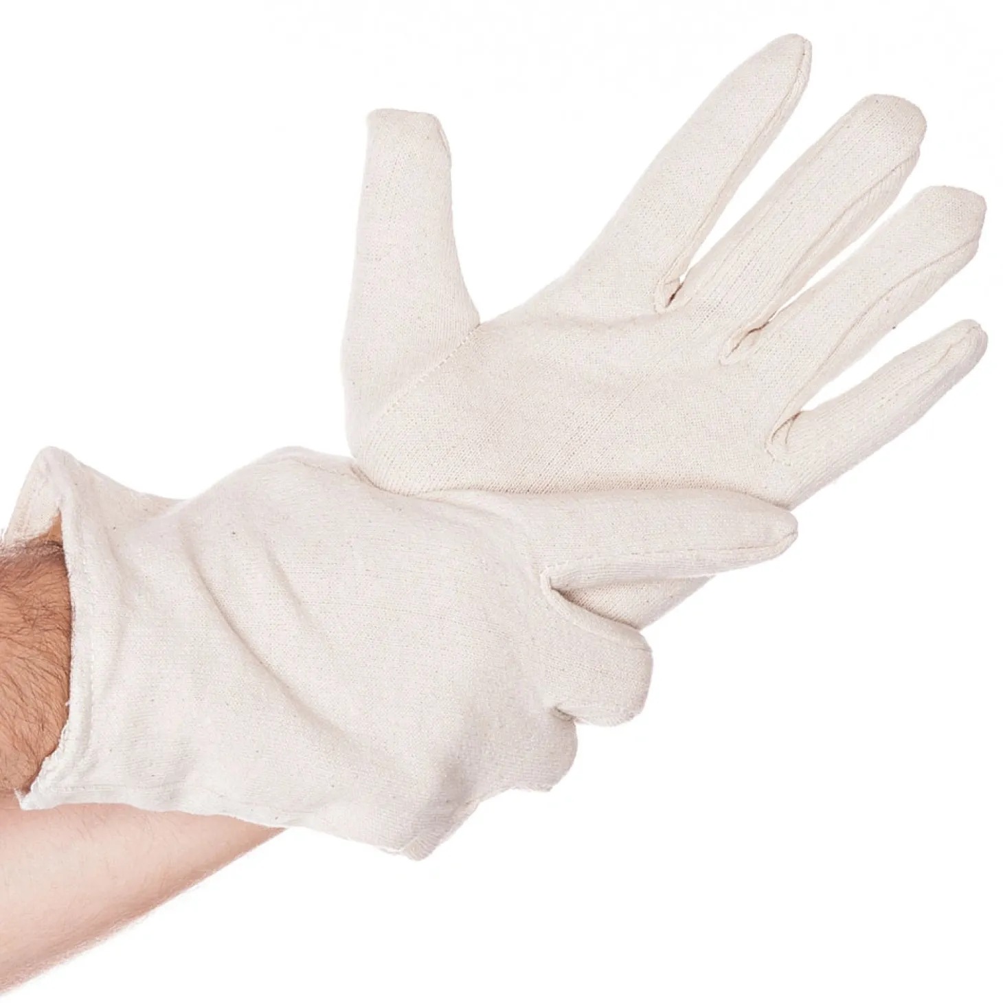 Hygostar Extra Strong Baumwollhandschuhe natur, VE 300 Paar