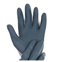 Hygostar Grande Chemikalienschutzhandschuhe mit Latex-Beschichtung petrol, VE 10 Paar