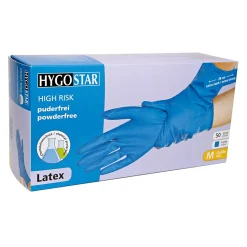 Hygostar High Risk Chemikalienschutzhandschuhe blau, VE 500 Stück