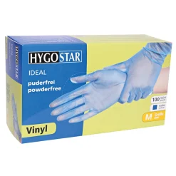 Hygostar Ideal Vinylhandschuhe blau puderfrei, VE 1000 Stück