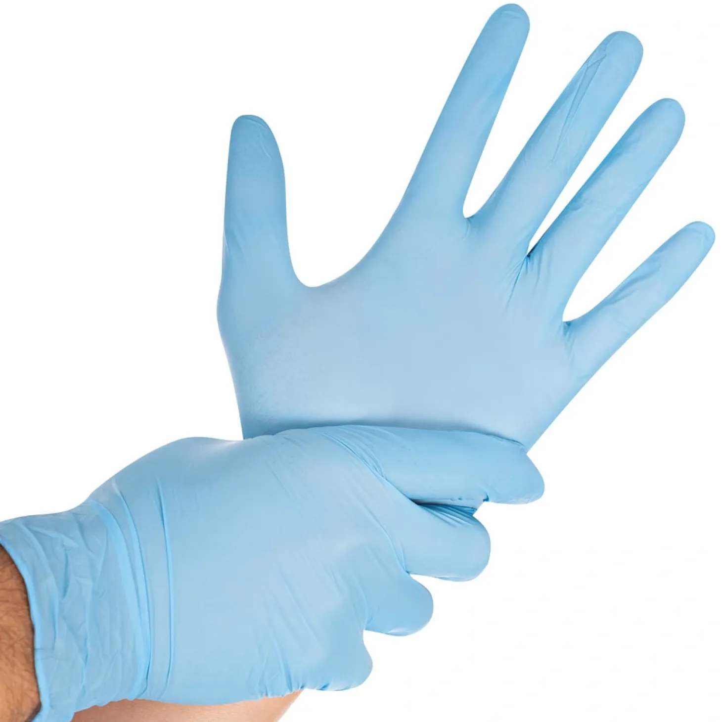 Hygostar Nitril Safe Virus Untersuchungshandschuhe blau puderfrei, VE 1000 Stück