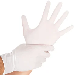 Hygostar Nitril Safe Virus Untersuchungshandschuhe weiß puderfrei, VE 1000 Stück