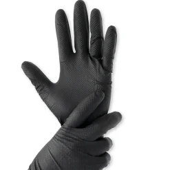 Hygostar Power Grip Light Nitrilhandschuhe schwarz puderfrei, VE 1000 Stück