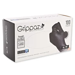 Hygostar Power Grip Light Nitrilhandschuhe schwarz puderfrei, VE 1000 Stück