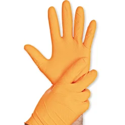 Hygostar Power Grip Light Nitrilhandschuhe orange puderfrei, VE 1000 Stück
