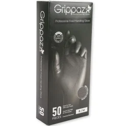 Hygostar Power Grip Long "Extra" Nitrilhandschuhe schwarz puderfrei, VE 500 Stück