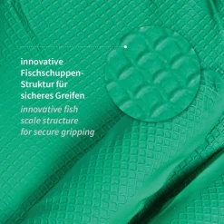 Hygostar Power Grip Nitrilhandschuhe grün puderfrei, VE 500 Stück