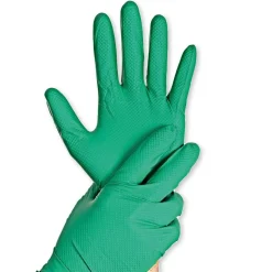 Hygostar Power Grip Nitrilhandschuhe grün puderfrei, VE 500 Stück