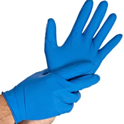 Hygostar Power Grip Nitrilhandschuhe blau puderfrei, VE 500 Stück