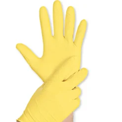 Hygostar Power Grip Nitrilhandschuhe gelb puderfrei, VE 500 Stück