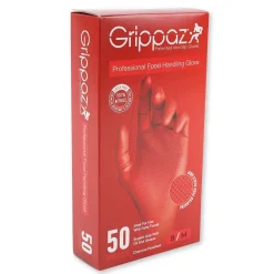 Hygostar Power Grip Nitrilhandschuhe rot puderfrei, VE 500 Stück