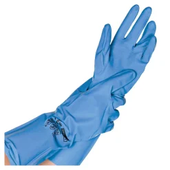 Hygostar Professional Chemikalienschutzhandschuhe mit Nitril-Beschichtung blau, VE 144 Paar