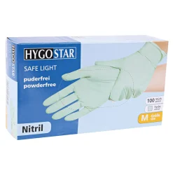 Hygostar Safe Light Nitrilhandschuhe mintgrün puderfrei, VE 1000 Stück