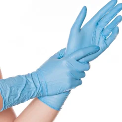 Hygostar Safe Long Nitrilhandschuhe blau puderfrei, VE 1000 Stück