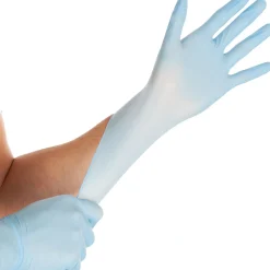 Hygostar Safe Super Stretch Nitrilhandschuhe blau puderfrei, VE 1000 Stück