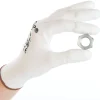 Hygostar Ultra Flex Finger Feinstrickhandschuhe mit Polyurethan-Beschichtung weiß, VE 120 Paar