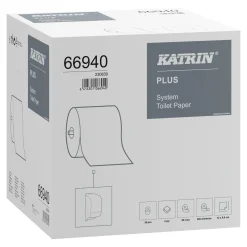 Katrin 66940 Plus System Toilettenpapier 800 2-lagig 800 Blatt