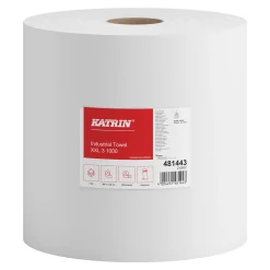 Katrin 481443 XXL Industrieputztuchrolle, 3-lagig, 38 cm breit, 1000 Tücher