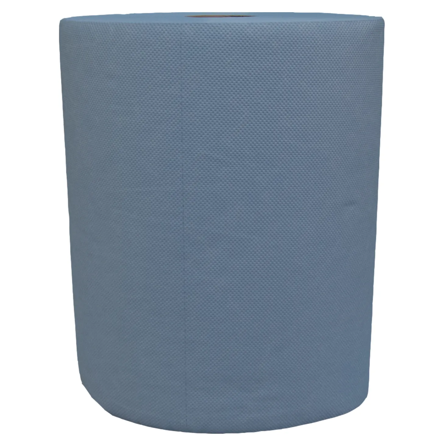 Katrin 464224 XXL Industrieputztuchrolle mit Zwischenverleimung blau, 3-lagig, 38 cm breit, 500 Tücher