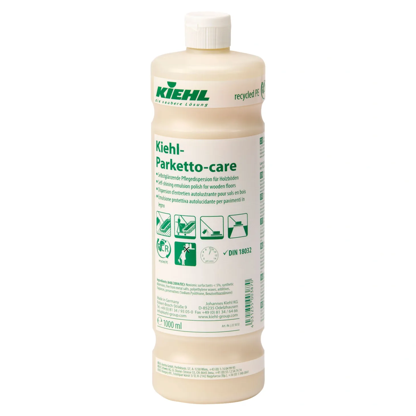 Kiehl Parketto-Care Wischpflege für Holzböden