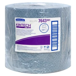 Kimtech 7643 Prozesswischtücher Großrolle blau 1-lagig, 34 cm breit, 500 Tücher