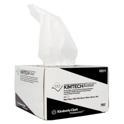 Kimtech Science 7552 Präzisionstücher weiß in der Zupfbox, 1-lagig, 11,2 x 20,8 cm, 8580 Tücher
