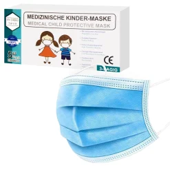 Kindermasken - Mundschutz für Kinder Typ II R 3-lagig 50 Stück
